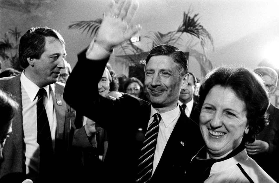 Tweede Kamer verkiezingen 1981 verkiezingsbijeenkomst CDA in Pulchri Studio in , Bestanddeelnr 931-5106