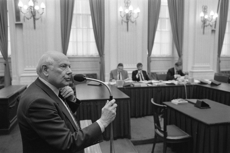 Tweede Kamer v.l.n.r. minister van Aardenne , premier Lubbers , minister Rudin, Bestanddeelnr 933-6344