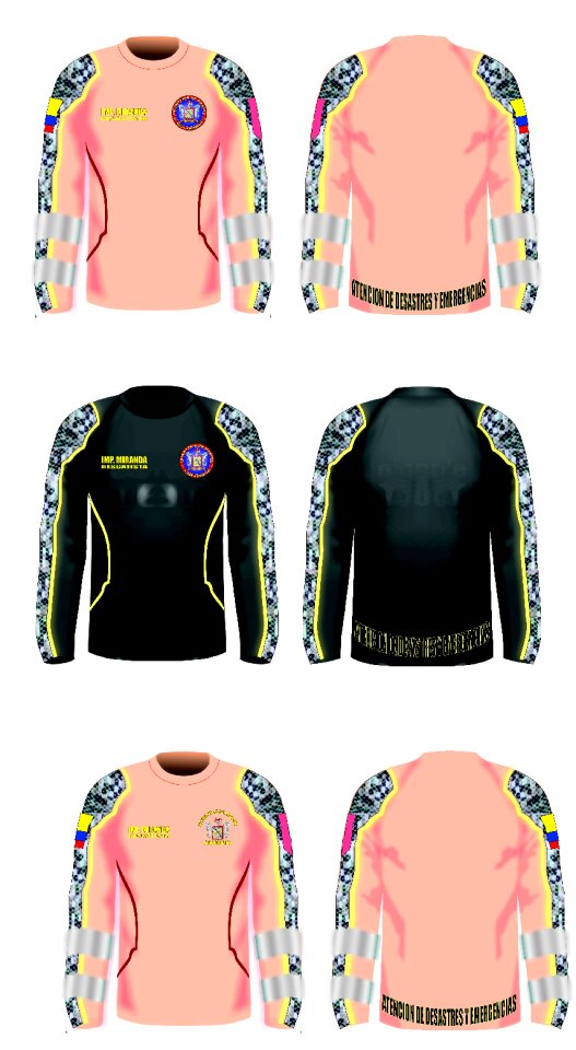 Shirts military colombia