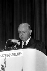 Tweede Wereldvoedselcongres in Den Haag dr. Boerma aan het woord (kop), Bestanddeelnr 923-5990