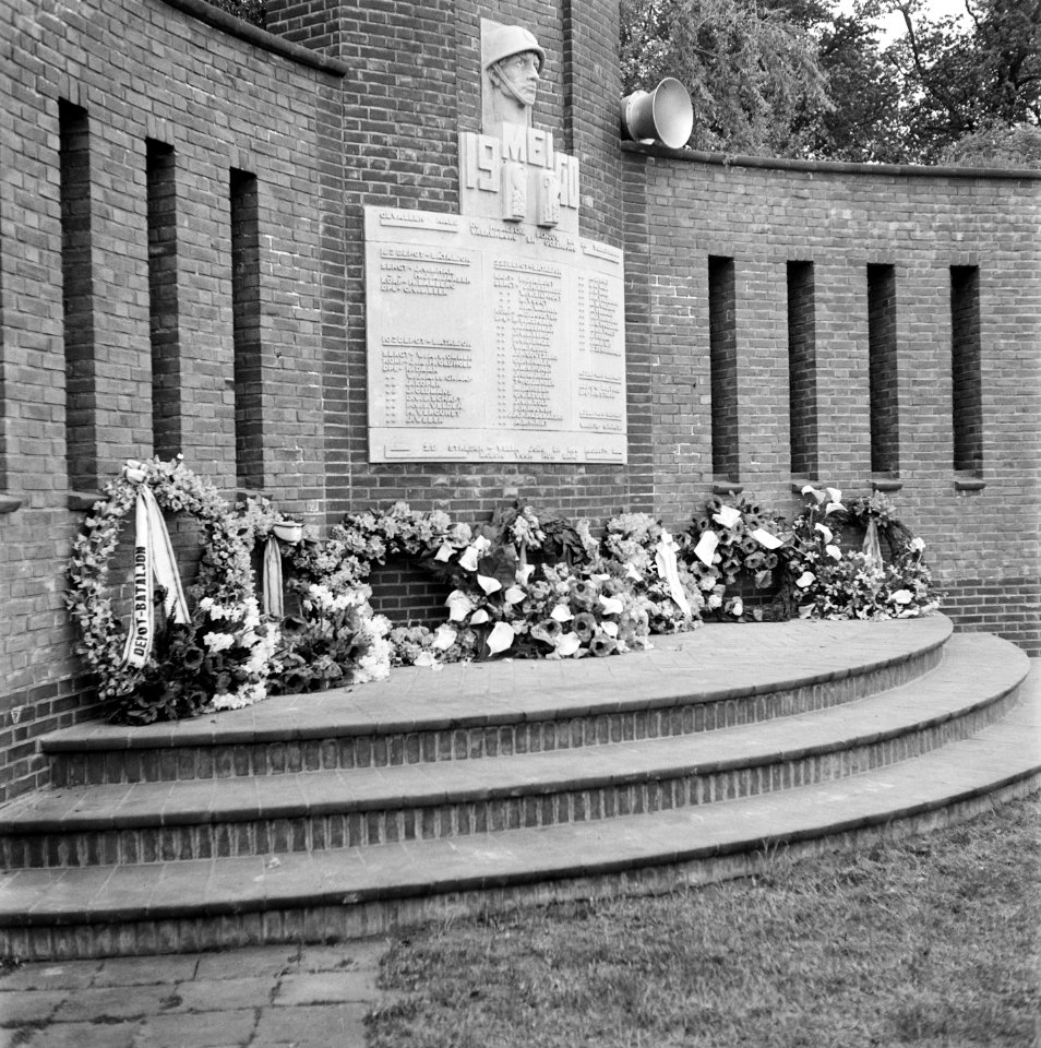 Tweede wereldoorlog, bevrijdingsfeesten, oorlogsmonumenten, Bestanddeelnr 900-3149