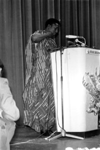 Tweede Wereldvoedselcongres in Den Haag vertegenwoordigers voor Ghana aan het , Bestanddeelnr 923-5984
