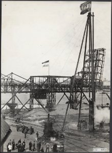 Tweede wereldoorlog, scheepswerven, havens, Holland Amerika Lijn, Bestanddeelnr 073-0956