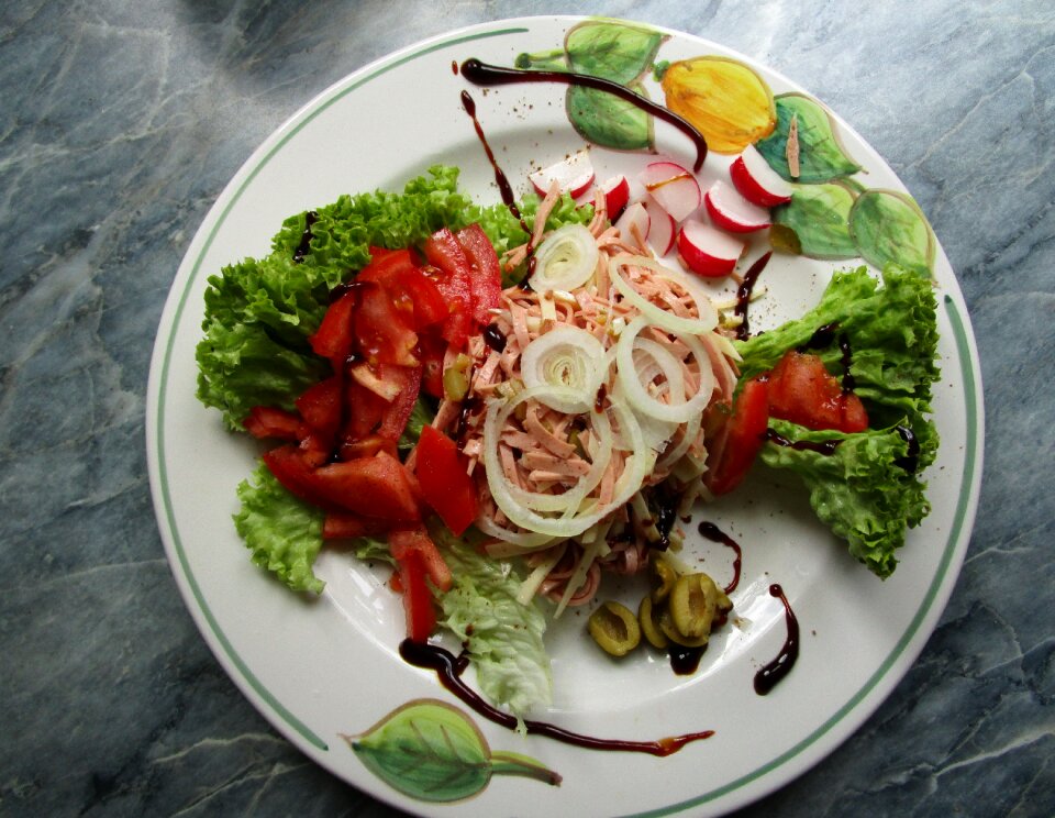 Meal garden party nutrition