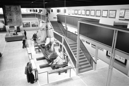 Trap in Rijksmuseum, opdracht RVD, Bestanddeelnr 925-4563