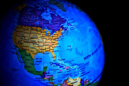 Maps north america world
