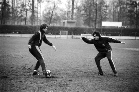 Training Ajax in verband met Europa Cup III, Bestanddeelnr 930-0277