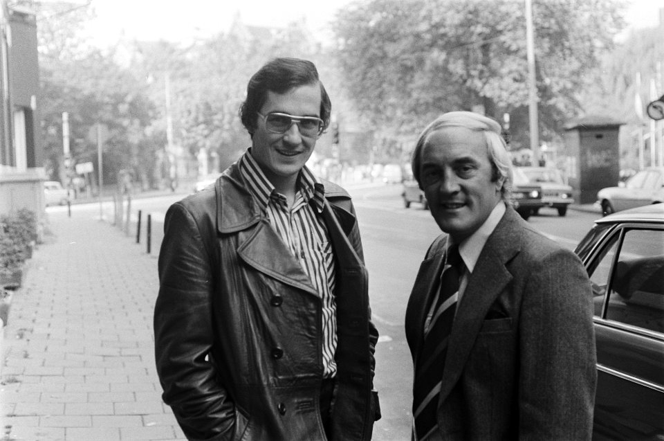 Trainer tegenstander Ajax, Noorse Lillestrom Joe Hooley, en vedette Tom Lund, Bestanddeelnr 929-3691