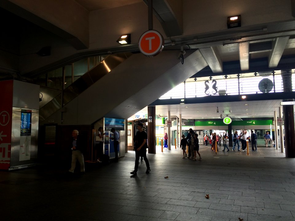 Train-Ferry Interchange at Circular Quay