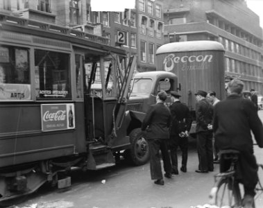 Tram autobotsing Nieuwezijdsvoorburgwal, Bestanddeelnr 904-5508