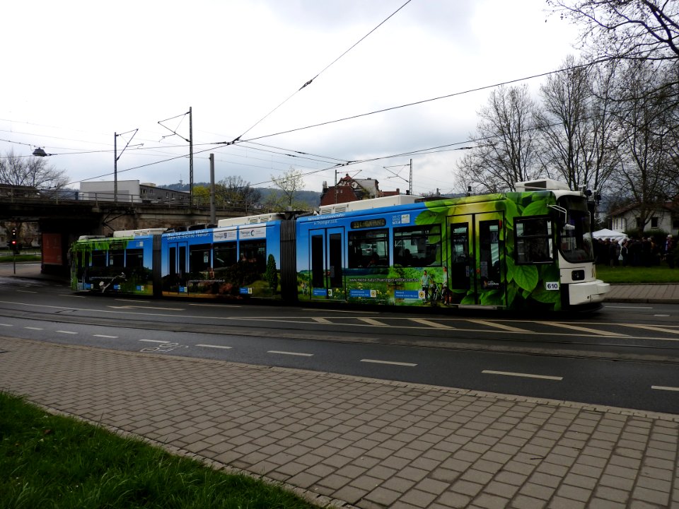 Tram Camsdorfer Brücke Jena