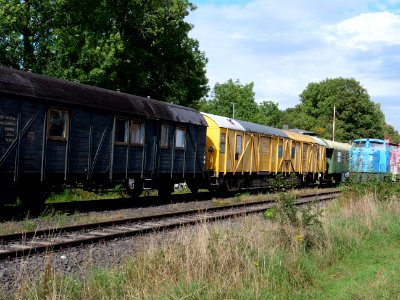 Trains at Walheim trainstation 06