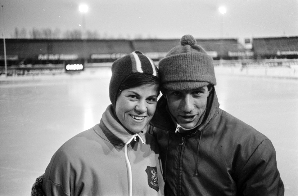 Training voor Wereldkampioenschappen schaatsen voor heren te Deventer Kees Verke, Bestanddeelnr 922-1030