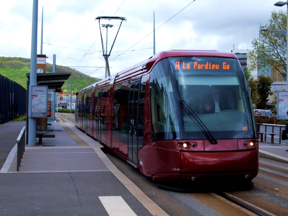 Tram (single rail) Clermont-Ferrand p2