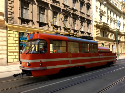 Tram 5572 in Prague (2)