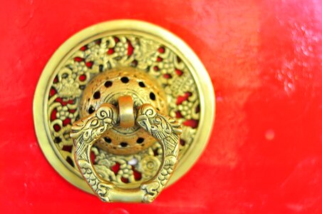 Door handle monastery red door
