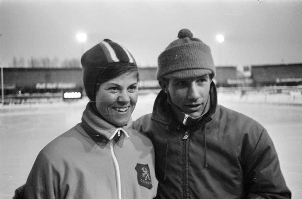 Training voor Wereldkampioenschappen schaatsen voor heren te Deventer Kees Verke, Bestanddeelnr 922-1031