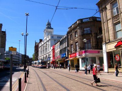 Tram, Sheffield Centre