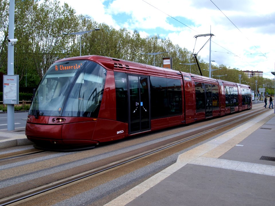 Tram (single rail) Clermont-Ferrand p4