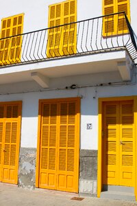 House building yellow photo