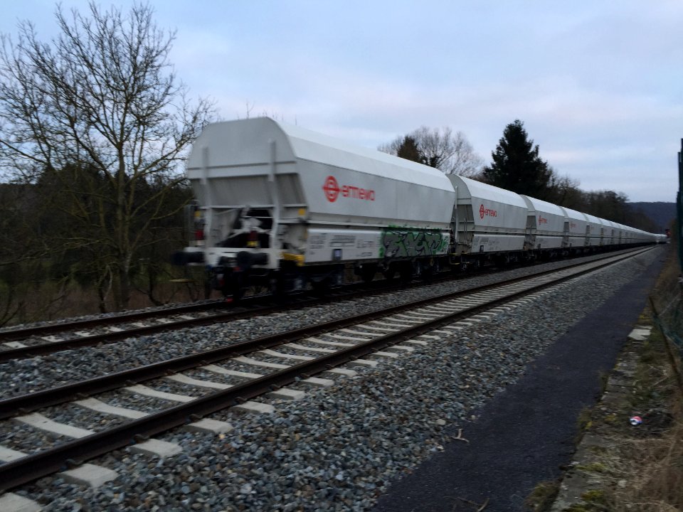 Train de fret à Jamioulx - Ligne 132 SNCB 3