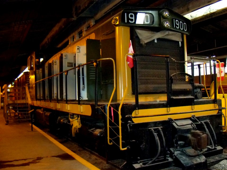 Train on display at Winnipeg Railway Museum