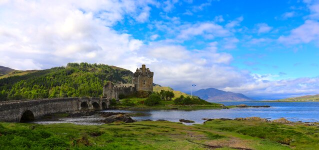 Scotland highlands castle photo