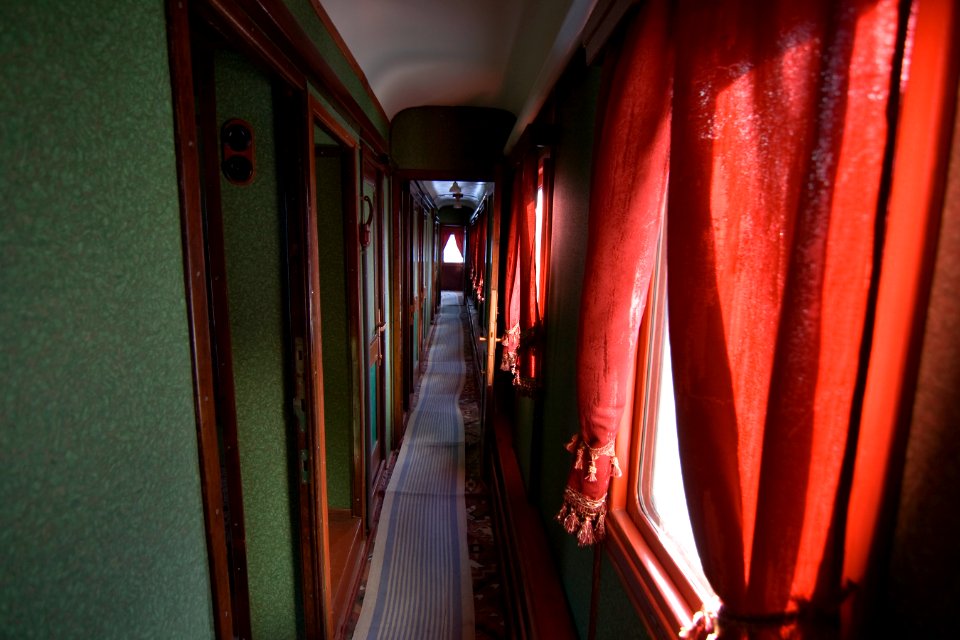 Train carriage interior - Historical exhibition of railway rolling stock in Kyiv 18