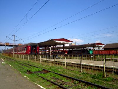 Train station in Romania