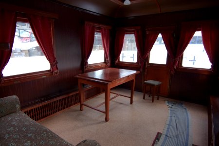 Train carriage interior - Historical exhibition of railway rolling stock in Kyiv 21