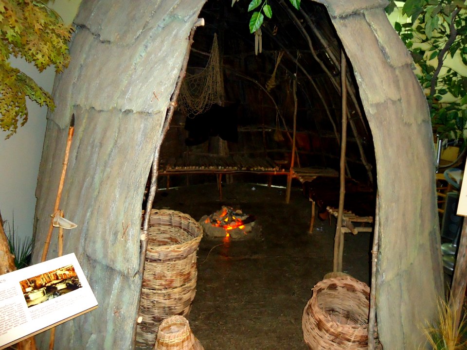 Trailside Nature & Science Center Watchung NJ exhibit teepee