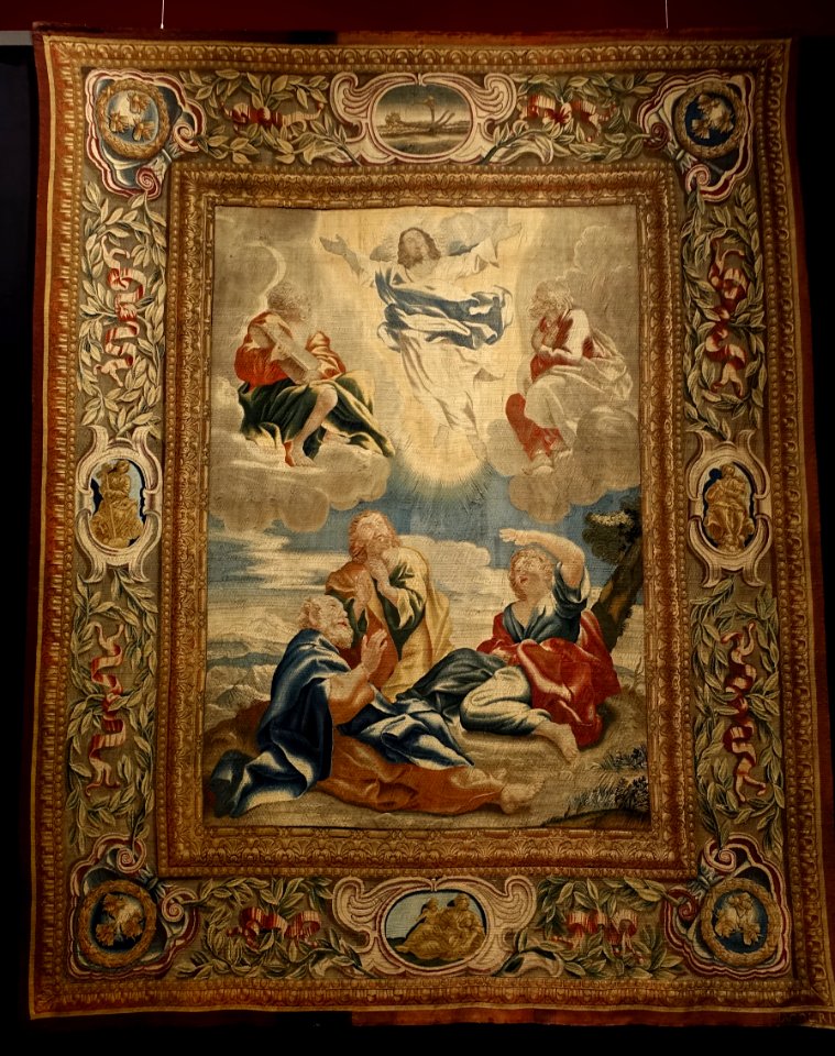 Transfiguration, from the Life of Christ, Barberini Tapestries, Rome, 1644-1656 - Jordan Schnitzer Museum of Art, University of Oregon - Eugene, Oregon - DSC09432