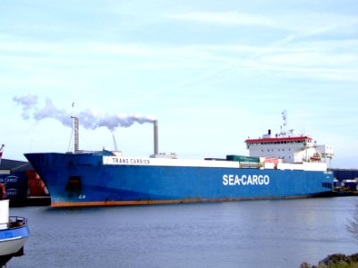 Trans Carrier docked