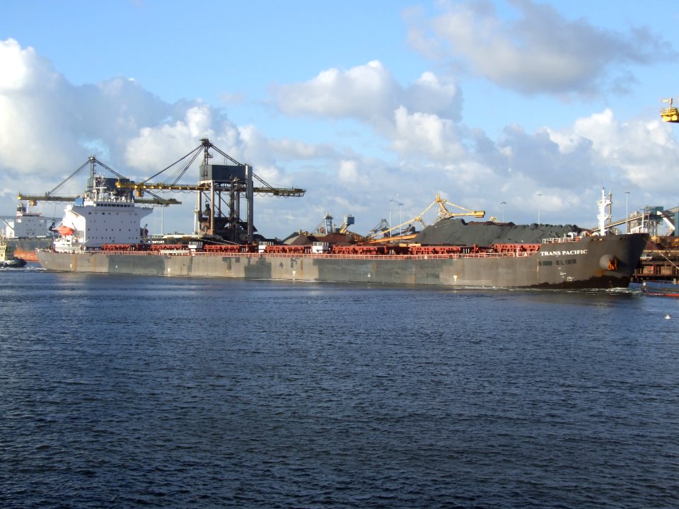 Trans Pacific IMO 9283643 at Port of Amsterdam, Holland 09-Dec-2006