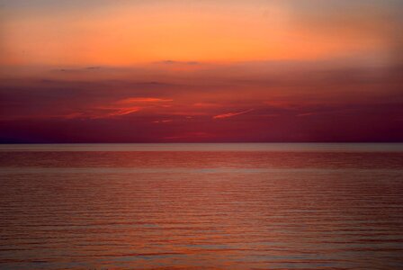 Gold magenta sunset