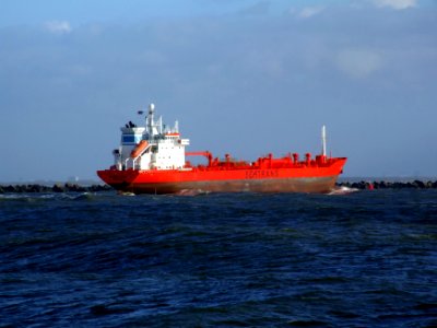 Trans Fjord p3 approaching Port of Rotterdam, Holland 12-Dec-2006