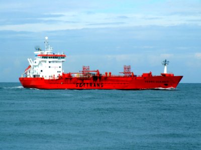 Trans Scandic approaching Port of Rotterdam, Holland