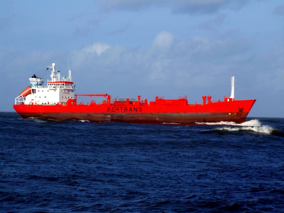 Trans Fjord p2 approaching Port of Rotterdam, Holland 12-Dec-2006