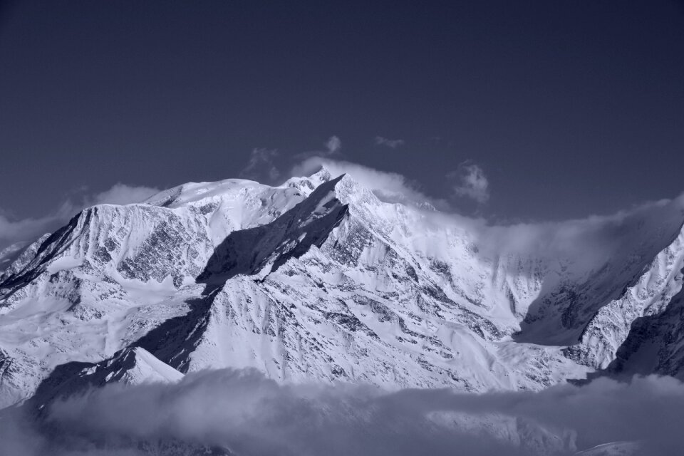 Winter mountain landscape