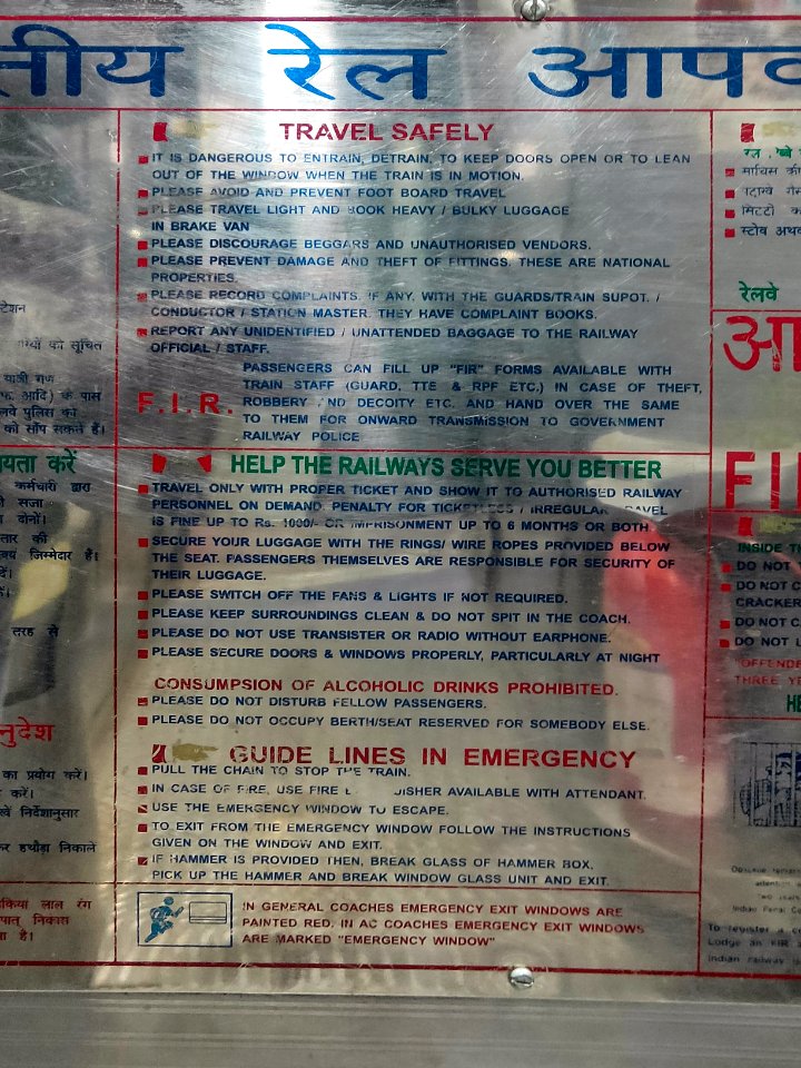 Travel Safety in Indian Railways