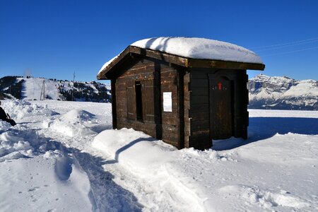 Winter mountain landscape