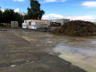 Travaux au dépôt de Bus de Nalinnes 1