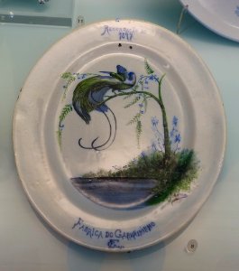 Tray, 1897, faience - Fábrica de Carvalhinho - Museu Nacional de Soares dos Reis - Porto, Portugal - DSC00430