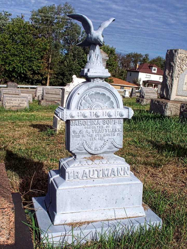 Trautmann (Carolina Sopfie), Robinson Run Cemetery, 2015-09-27, 01