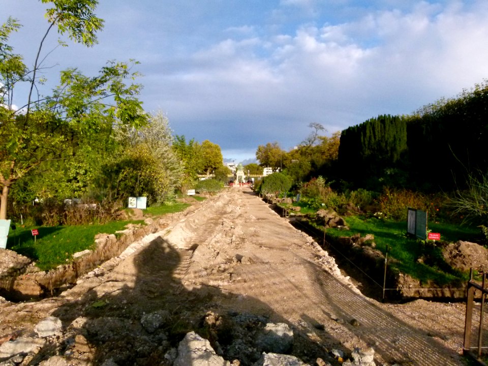 Travaux au Jardin des Plantes Paris