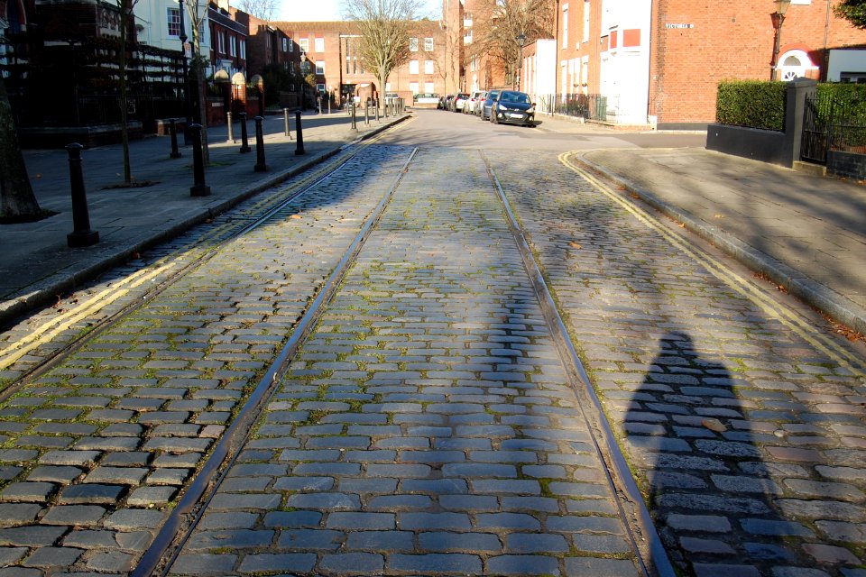 Tram Tracks at Old Commercial Road, Landport, Portsmouth (November 2017)