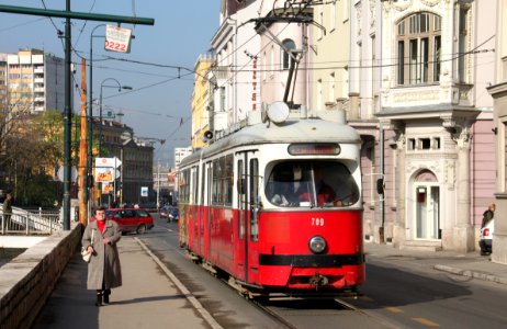 Tram Sarajevo former Wiener Linien Obala Kulina bana 2011