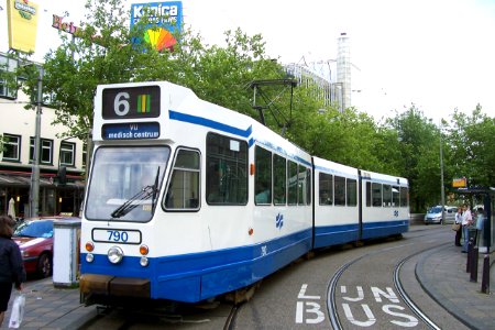 Tramlijn 6 Amsterdam Klein-Gartmanplantsoen