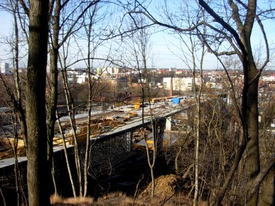 Trasa Uniwersytecka w budowie marzec 2012