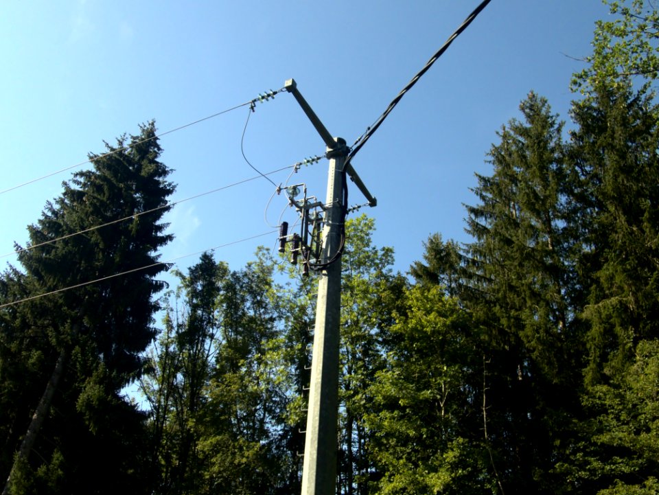 Transition ligne et cable isolé 01